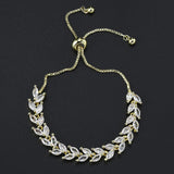 Adjustable Marquise Bracelet (gold)