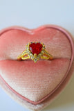 Ruby Heart Ring