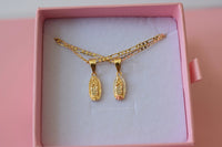 Icy Mini Mary Necklace In 2 Colors