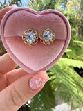 Brilliant Flower Studs