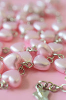 Pink Heart Rosary