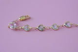 Bezel Heart Bracelet