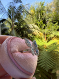 Large Sapphire Butterfly Ring