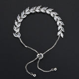 Adjustable Marquise Bracelet (silver)