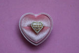 Iced Out Heart Ring