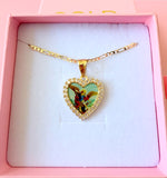 Archangel Michael Heart Necklace