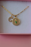 Round Diamond Saint Jude & Initial