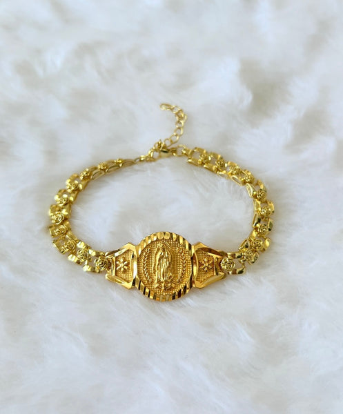 Floral Mother Mary Bracelet