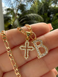 Little Icy Cross & Initial