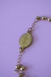 Dainty Rosary Style Saint Benedict Bracelet