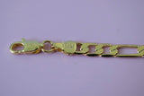 Kids Thick Figaro ID Bracelet