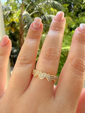 Pavé Diamond Heart Band