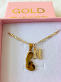 Pregnancy Necklace With Initial