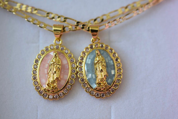 Pink Or Blue Oval Mary