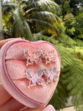 Crystal Butterfly Earrings