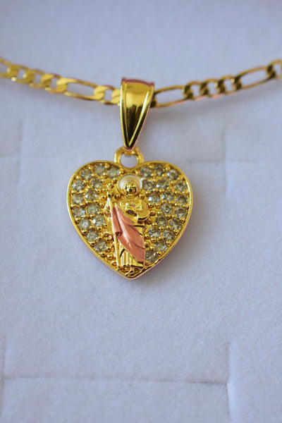 Tricolor Beautiful Saint Jude Heart