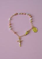 Saint Jude Rosary Style Bracelet