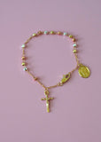 Saint Jude Rosary Style Bracelet