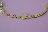Heart Anchor Bracelet