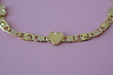 Heart Anchor Bracelet