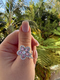 Flower & Butterfly Ring