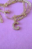 Icy Initial Necklace