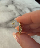 Rectangle Nugget Studs