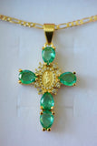 Emerald Mary Cross