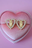 Heart Mary Earrings