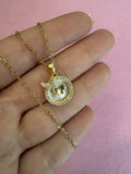 Round Mother Of Pearl Butterfly