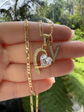 Victoria Heart & Initial