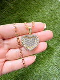 Smaller Fancy Heart Necklace