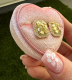 Rectangle Nugget Studs