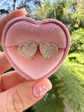 Fancy Heart Earrings (Pink)