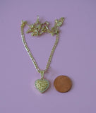 3 Piece Icy Nugget Heart Set: Package Deal