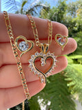 White Open Heart Set (Package Deal)