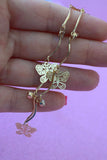Bling Butterfly Charm Bracelet