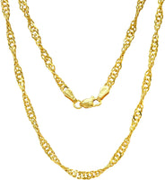 14 Inch Singapor Twist Chain