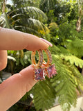 Pink Princess Drop Earrings
