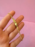 Kid's Cuban Link ID Bracelet
