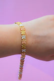 Tricolor Flower Bracelet