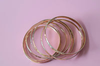 Tina Tricolor 7 Bangle Set