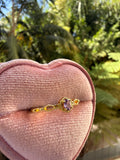 Vintage Style Oval Purple Ring