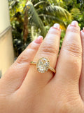 Gold Oval Halo