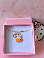 Pumpkin Kitty With Initial