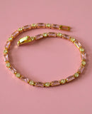 Pink Baguette Bracelet