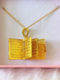 Bible Necklace (Rolo Chain)