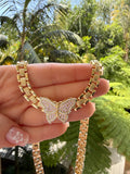 Extra Fancy Butterfly Necklace