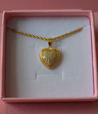 Iced Out Heart (Rope Chain)