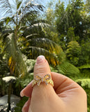 Icy Bow Ring (Pink)